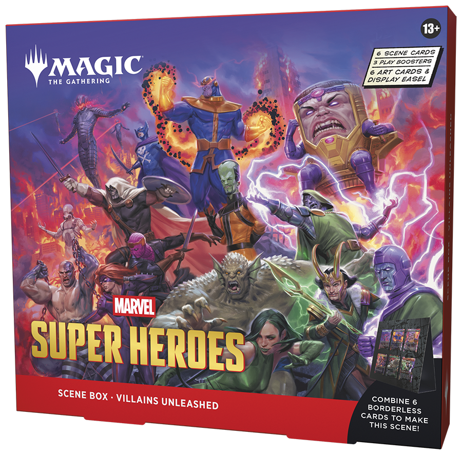 Scene Box Display Marvel Super Heroes - Inglés