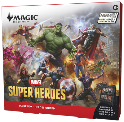 Scene Box Display Marvel Super Heroes - Inglés