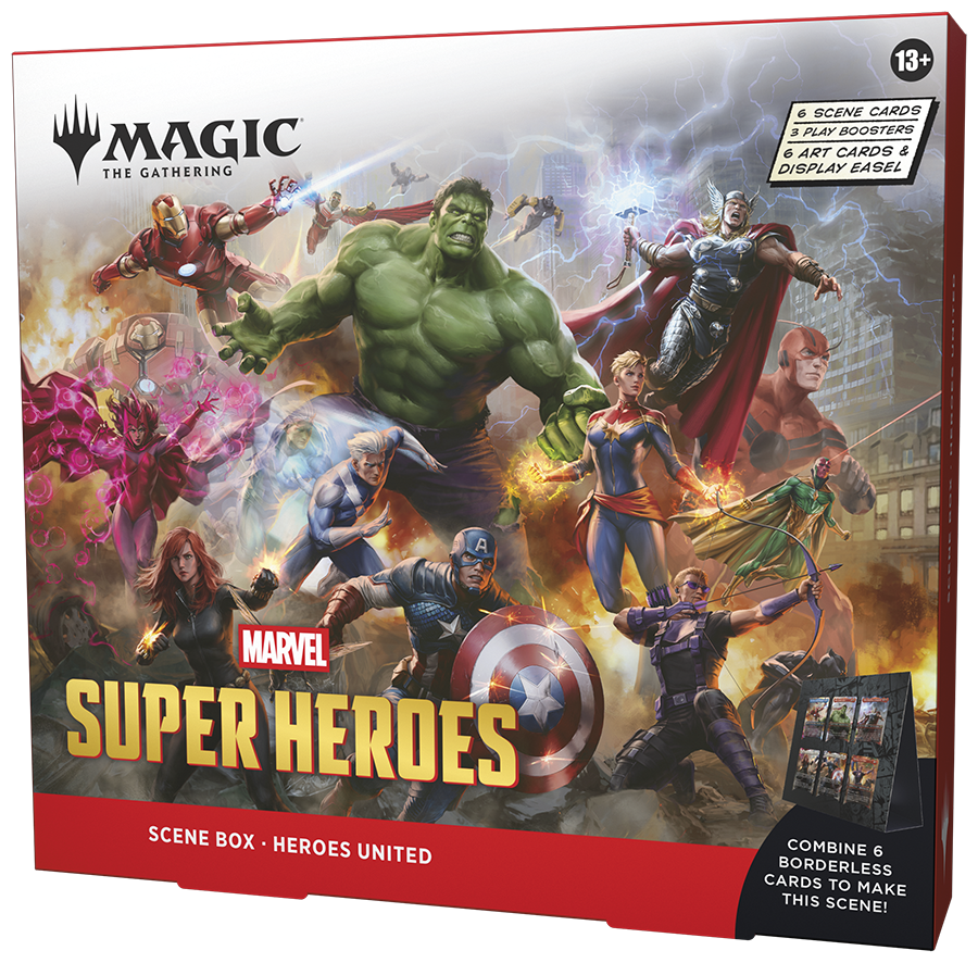 Scene Box Display Marvel Super Heroes - Inglés