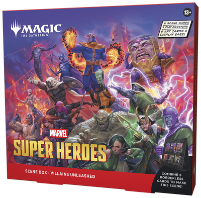 Scene Box Display Marvel Super Heroes - Inglés