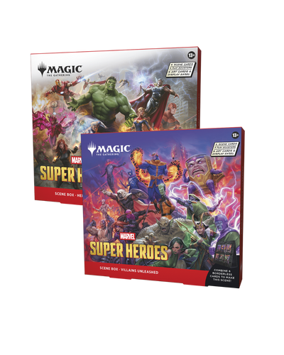 Scene Box Display Marvel Super Heroes - Inglés